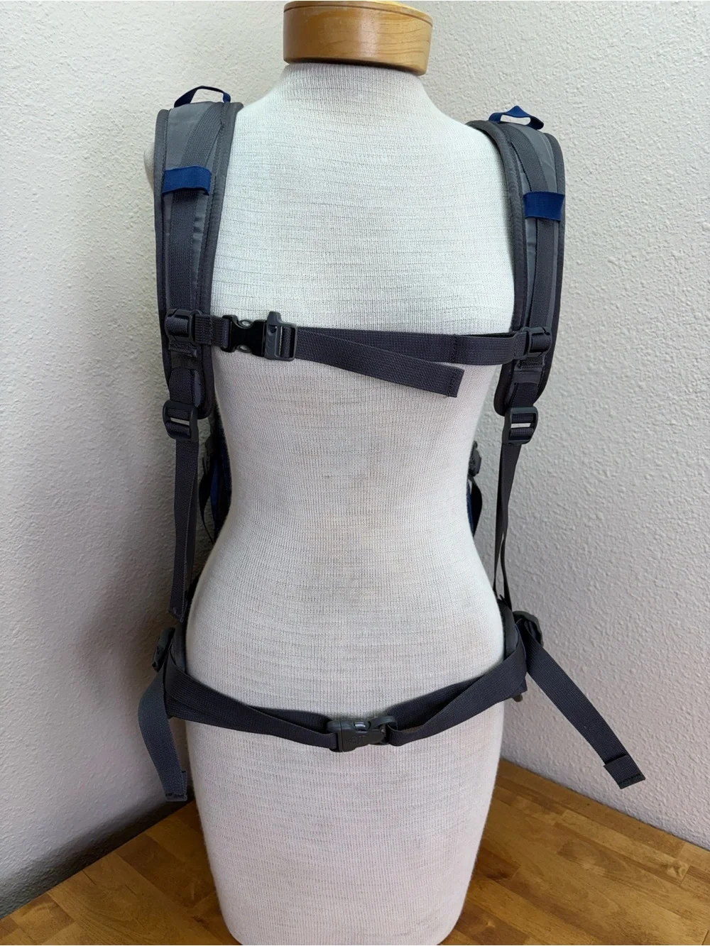 Vintage The North Face Electron 26 Backpack Blue Grey Flight Series Daypack